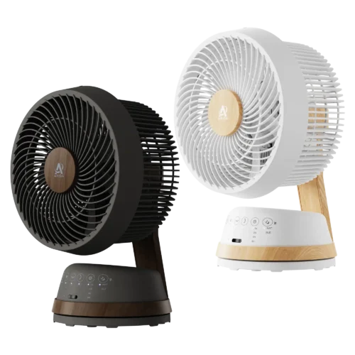 Arida Breeze stillegående sirkulasjonsvifte med moderne design