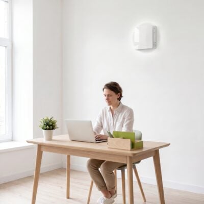 Arida Venti 110 WiFi romventilator for lufteluker på soverom